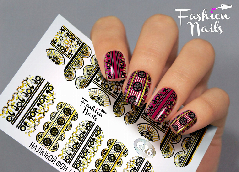 Fashion Nails, слайдер-дизайн "Galaxy" №26 Fashion Nails, слайдер-дизайн "Galaxy" №26