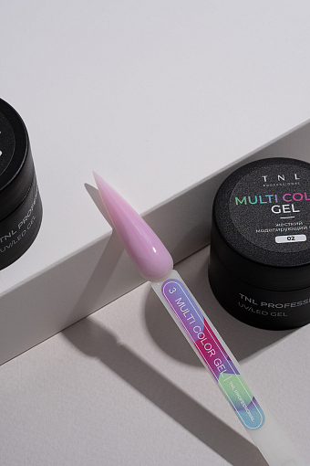 TNL, набор №62 жесткий гель для наращивания и укрепления Multi Color Gel (5 оттенков по 15 мл)