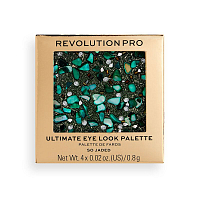 Makeup Revolution PRO, ULTIMATE EYE LOOK PALETTE - палетка теней для век (So Jaded),