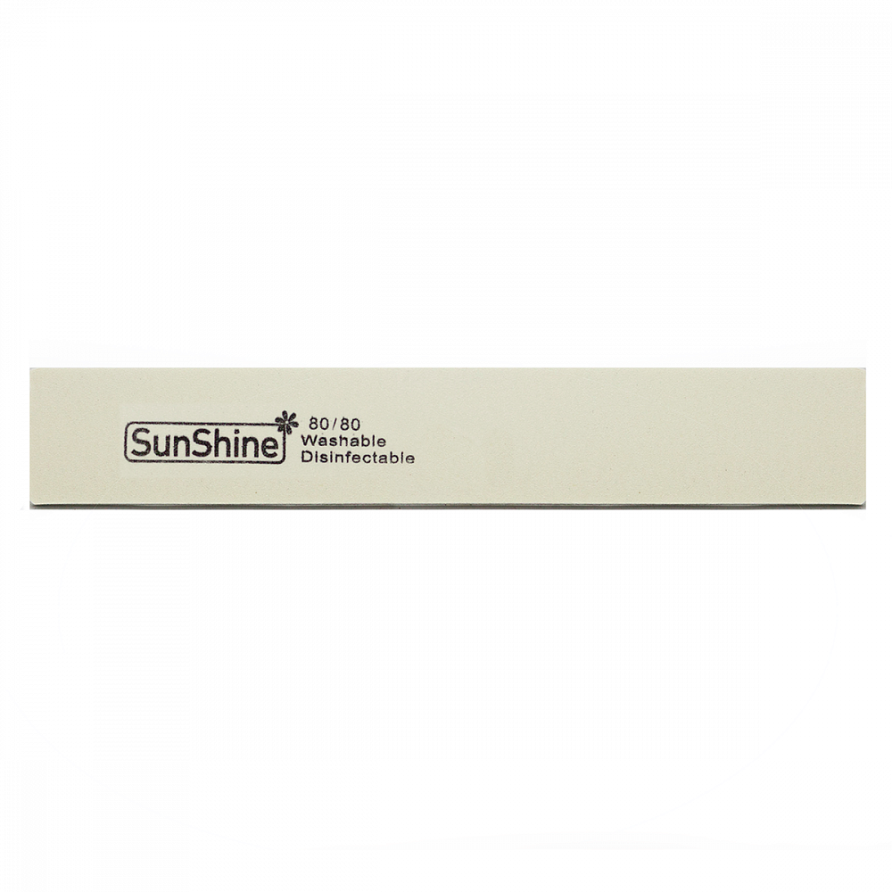 SunShine, пилка WHITE широкая (80/80), 10 шт