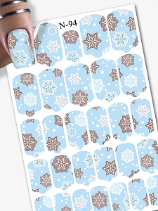Anna Tkacheva, наклейки пленки для дизайна ногтей N-094