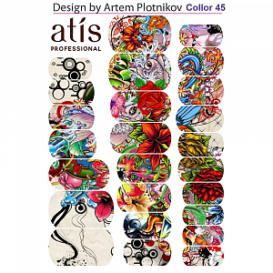 Atis, пленка для дизайна ногтей Creative №1