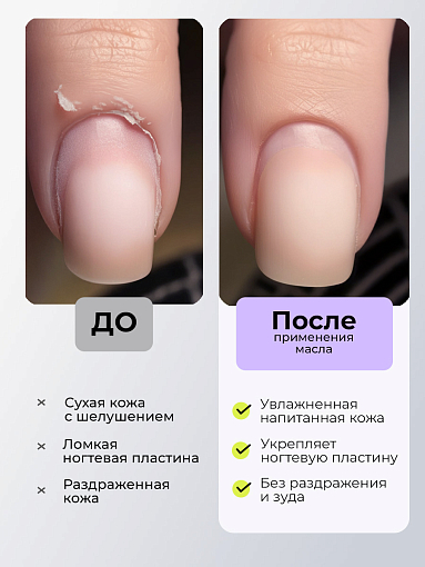Milv, масло для ногтей и кутикулы с экстрактами монарды и водорослей, 15 мл