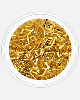Artex, декор металлический ромб (золото 5х3мм)