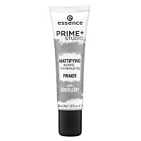 Essence, prime studio mattifying pore minimizing primer with black clay - праймер матирующий, 30 мл