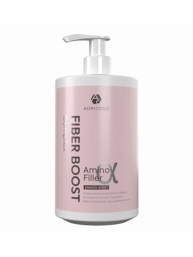Adricoco, FIBER BOOST - филлер для реставрации волос амино-агент, альфа, 400 мл Adricoco, FIBER BOOST - филлер для реставрации волос амино-агент, альфа, 400 мл