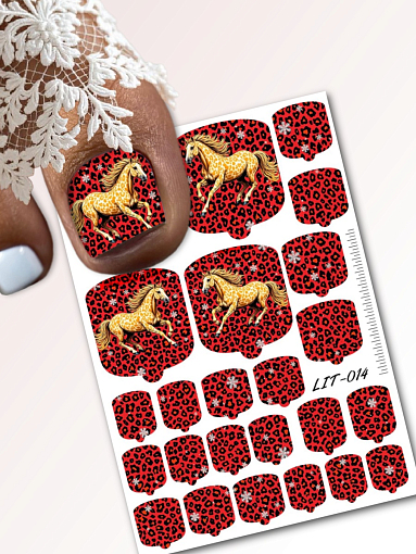 Anna Tkacheva, мини наклейки пленки для педикюра LIT-014 Anna Tkacheva, мини наклейки пленки для педикюра LIT-014