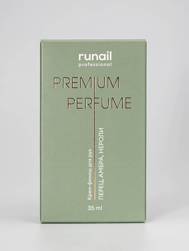 RuNail, парфюмированный крем-финиш для рук с мочевиной 10% (перец, амбра, нероли), 35 мл