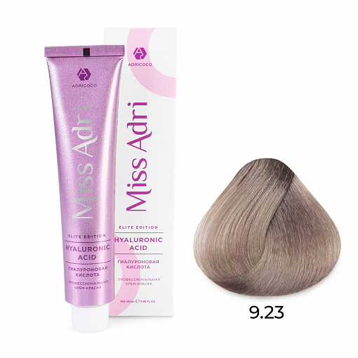 Adricoco, Miss Adri Elite Edition - крем-краска для волос (оттенок 9.23), 100 мл