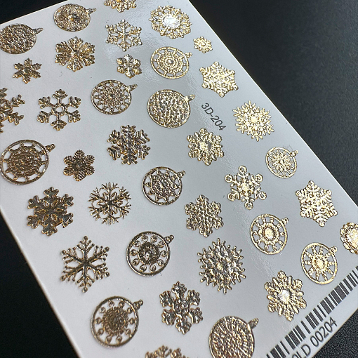 Anna Tkacheva, объемный слайдер-дизайн 3D204 (gold)