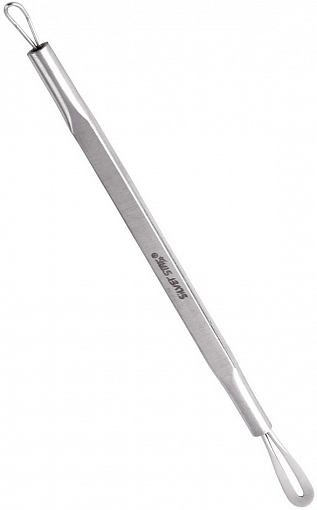 Silver Star, косметологическая петля двухсторонняя для удаления черных точек на лице АТ 959
