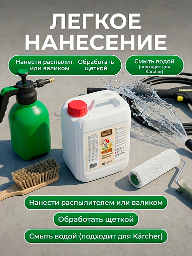 Тефлекс, Фасад - средство для удаления загрязнений с наружных поверхностей, 1 л