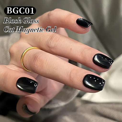 Born Pretty, Black Water Light Cat Magnetic Gel - магнитный гель-лак "кошачий глаз" BGC01, 10 мл