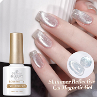 Born Pretty, Shimmer Reflective Cat - магнитный гель-лак светоотражающий SR01, 10 мл