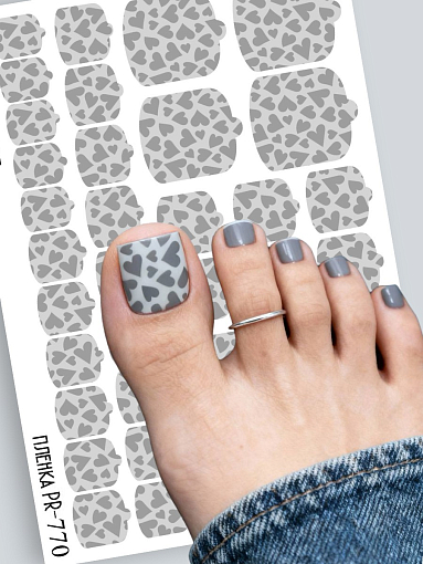 Anna Tkacheva, наклейки пленки для педикюра PR-770