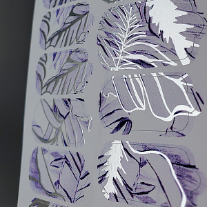 Anna Tkacheva, фольгированные наклейки пленки для дизайна ногтей SG-009