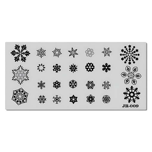 Барбарис, пластина для стемпинга 12*6 см JR009