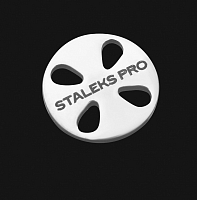Staleks PRO ХS - диск педикюрный удлиненный + сменные файлы (180 гр, 10 мм), 5 шт