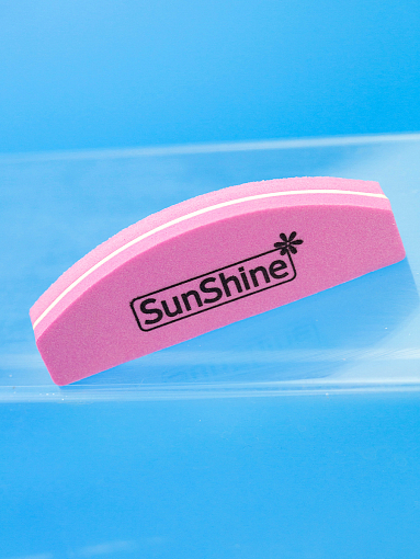 SunShine, пилка для шлифовки луна МИНИ S39PK-M (розовая, 100/180), 20 шт