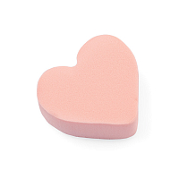 TNL, спонж для макияжа "Сердце" (розовое объемное)