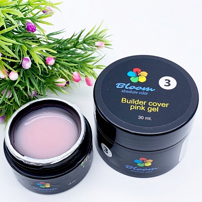 

Bloom, Absolute color - гель конструирующий (камуфлирующий №3), 30мл, Розовый;розово-коралловый;пурпурный;камуфлирующий