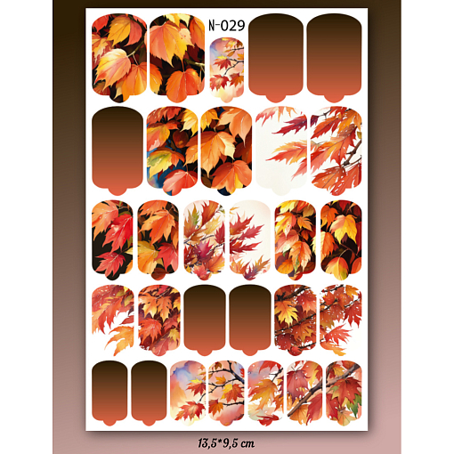 Anna Tkacheva, наклейки пленки для дизайна ногтей N-029
