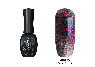 

Serebro, гель-лак "Galaxy" №04, 11 мл, Розовый;розово-коралловый;пурпурный