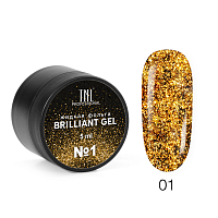 TNL, Brilliant Gel - жидкая фольга №01 (Феникс), 5 мл