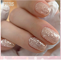 Born Pretty, Jelly Nude Gel - гель-лак желе с блестками №02, 10 мл