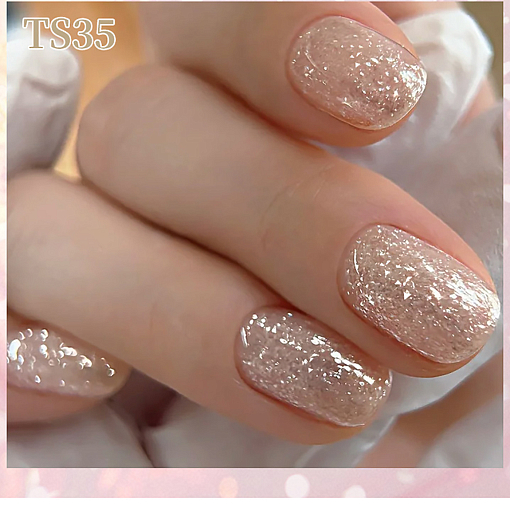 Born Pretty, Jelly Nude Gel - гель-лак желе с блестками №02, 10 мл