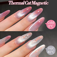 Born Pretty, Thermal Cat Eye Gel MY295 - набор гель-лак "кошачий глаз" и магнит для гель-лака, 15 мл