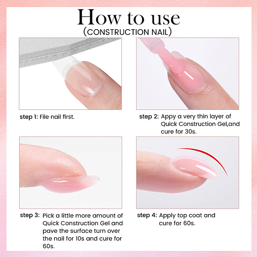 Born Pretty, Quick Extension Gel - гель для скоростного наращивания B032, 15 мл