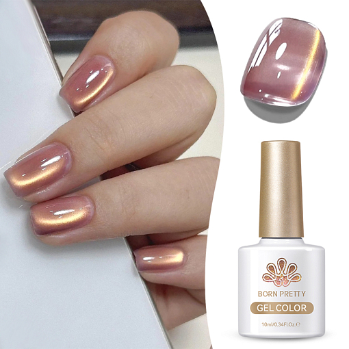 Born Pretty, Glass Bead Cat Magnetic Gel - магнитный гель-лак "кошачий глаз" MY45, 10 мл
