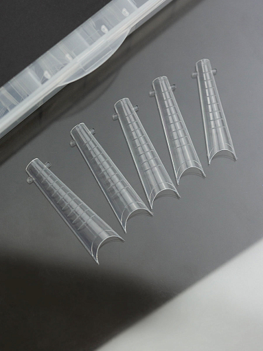 Обратные многоразовые формы для наращивания ногтей "Арочная балерина" (40614), 120 шт