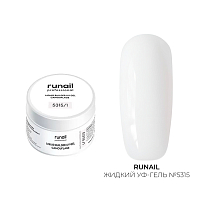 Runail, камуфлирующий жидкий Уф-гель самовыравнивающийся №5315/1 банка (Молочный коктейль), 15 мл