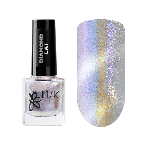 Irisk, Cat eye 3D - лаковое покрытие для ногтей с эффектом кошачьего глаза (010), 8 мл