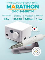 Marathon, машинка 3N (блок управления серебристый + наконечник/ручка SDE-SH20N), без педали