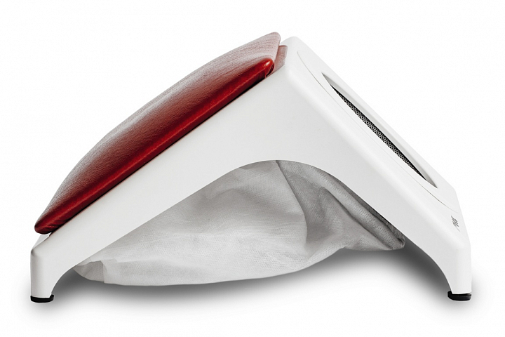 Max, Storm 4 - мощный настольный пылесос (белый с красной подушкой), 32Вт
