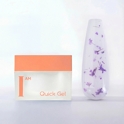 I am, Quick Gel - скоростной жидкий гель с сухоцветами №37, 12 мл