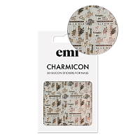 EMI, Charmicon 3D Silicone Stickers - 3D-наклейки для ногтей №219 (Уютная осень)