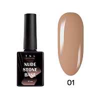 TNL, Nude Stone Base - жесткая база для гель-лака №01, 10 мл