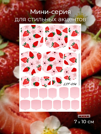 Anna Tkacheva, мини наклейки пленки для педикюра LIT-054