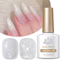 Born Pretty, Reflective Glitter Gel-SZ12 - светоотражающий гель-лак, 10 мл