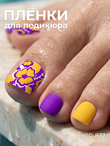 Anna Tkacheva, наклейки пленки для педикюра PR-837