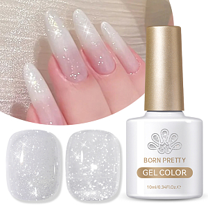 Born Pretty, Reflective Glitter Gel-SZ12 - светоотражающий гель-лак, 10 мл