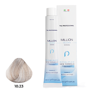 TNL, Million Gloss - крем-краска для волос (10.23 Платиновый блонд перламутр. золотистый), 100 мл