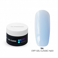 TNL, Stiff Gel Classic - жесткий цветной гель для наращивания №03 (светло-васильковый), 30 мл