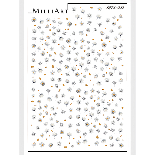 Anna Tkacheva, слайдер-дизайн MilliArt металлик MTL-252 (золото)