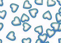Фимо "Голубые сердечки", 5 мм, 1 шт
