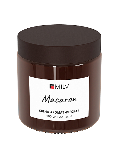 Milv, свеча ароматическая MACARON, 100 мл